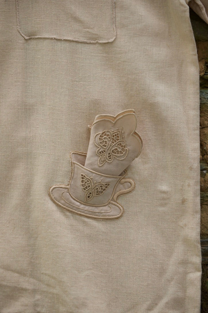 High Tea Shirt - Indo Jewish Embroidery