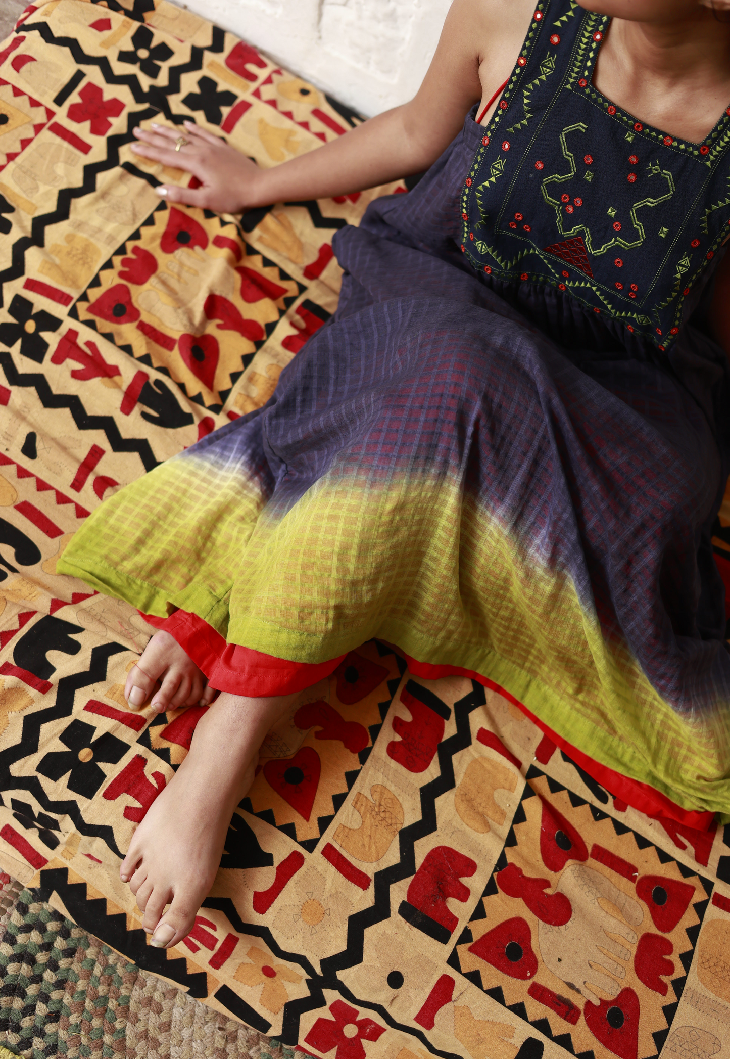 Snake Dress - Soof Embroidery (Set of 2)