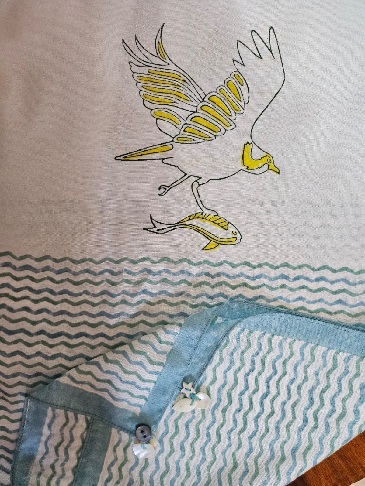 Fishing Bird Stole