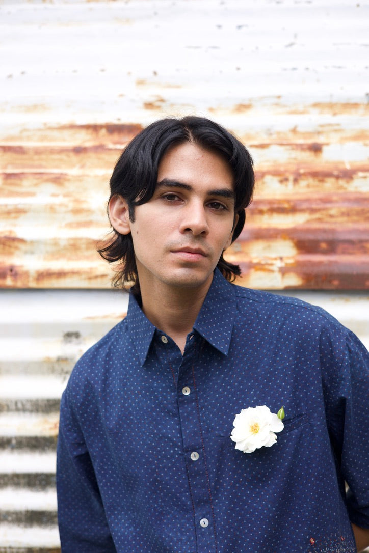Galaxy Shirt - Ajrakh Block Print - Made in Ajrakhpur, Gujarat